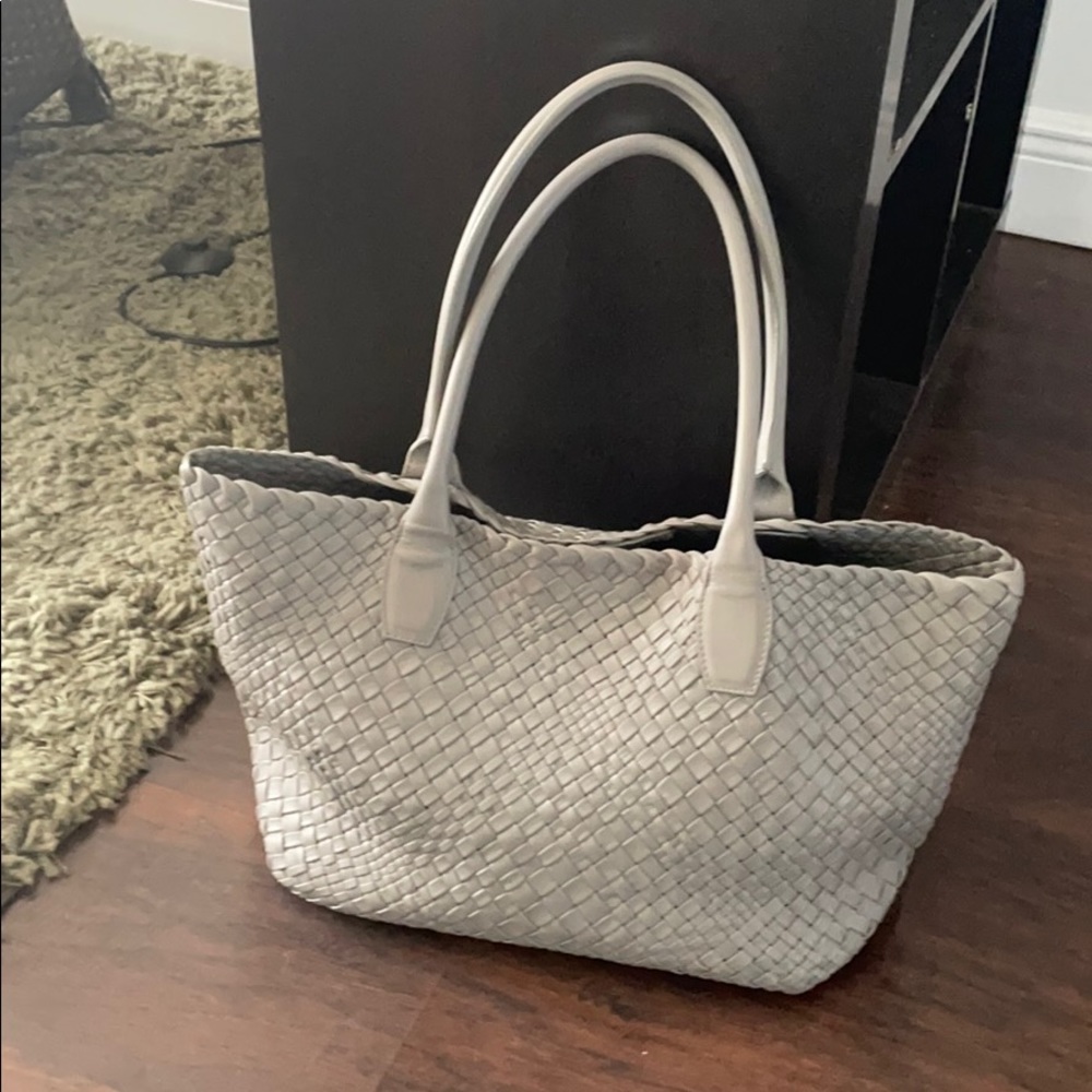 Light gray falorni italia tote bag